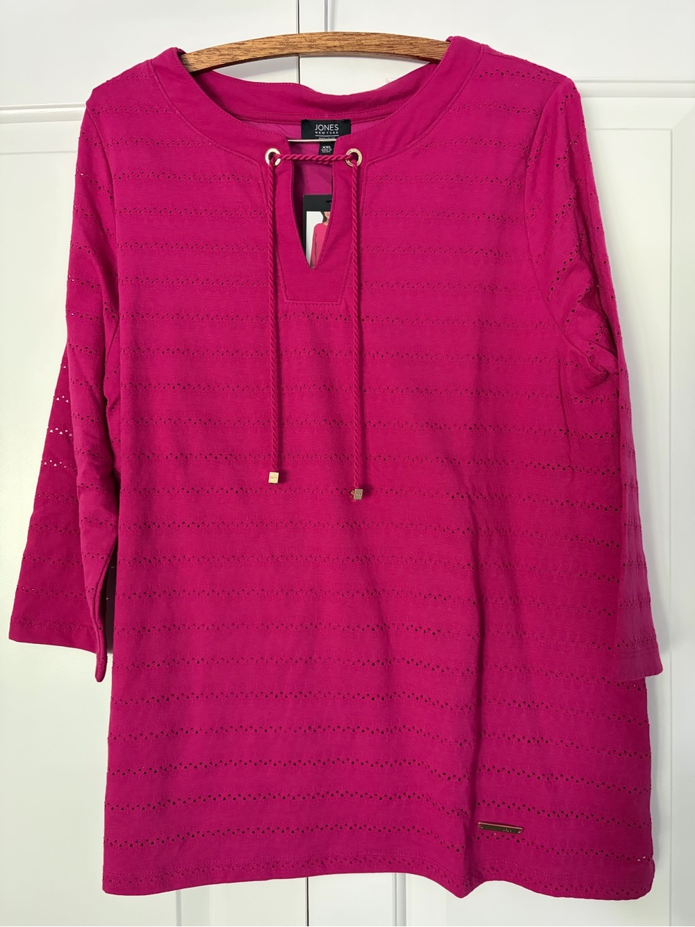 Set of 2 Jones New York Lace-Detail Tunic Top NWT size XXL - Picture 3 of 6